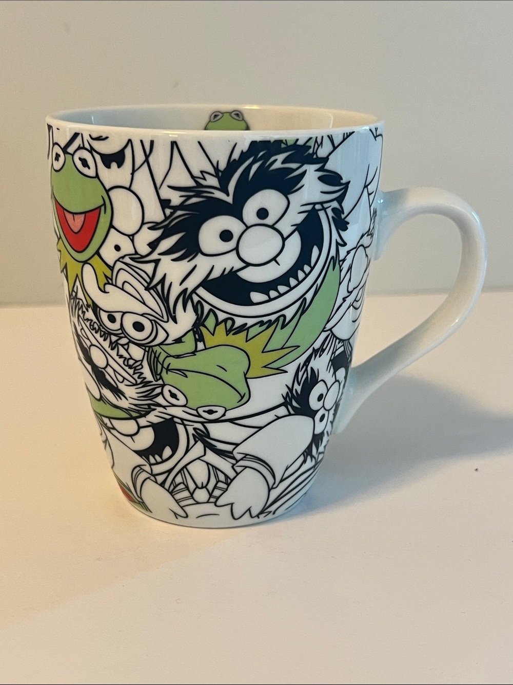 Disney Muppets Character Ceramic Mug Coloured In Kermit
